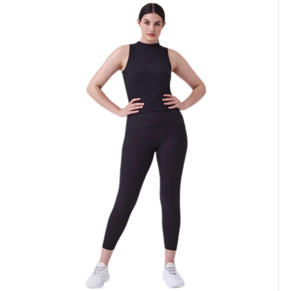 Spanx Contour Rib Mock Neck Tank - Picture 5 of 6